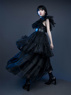 Picture of New TV Show Wednesday Addams Wednesday Cosplay Costume Ball Dress C07196  Top Version