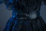 Imagen del nuevo programa de televisión Wednesday Addams Wednesday Cosplay Costume Ball Dress C07196 Versión superior