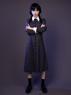 Immagine della serie TV mercoledì mercoledì Addams Cosplay Dress C02960