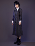 Picture of TV Series Wednesday Wednesday Addams Cosplay Dress C02960