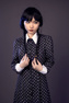 Imagen de la serie de televisión Wednesday Wednesday Addams Cosplay Dress C02960