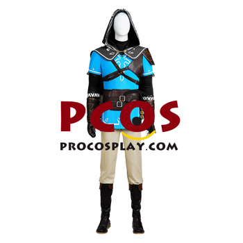 Immagine di The Legend of Zelda: Tears of the Kingdom Link Cosplay Costume C07302S Versione di aggiornamento