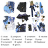 Picture of Ready to Ship Genshin Impact Eula Cosplay Costume Jacquard  Version C00445-AA