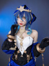 Bild des versandfertigen Spiels Genshin Impact Layla Cosplay Kostüm Jacquard Version C07051-AAA