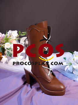 Imagen de Genshin Impact Springbloom Missive Kamisato Ayaka Cosplay Shoes C07481