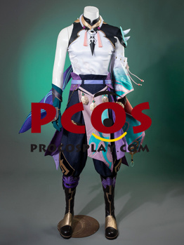 Picture of Genshin Impact Xiao Cosplay Costume C07487-AAA Top Version