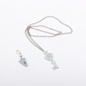 Photo d'accessoires de collier et de boucles d'oreilles cosplay U-san sans nom C07616