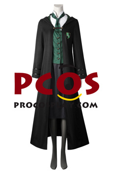 Immagine dell'uniforme del costume cosplay di Hogwarts Legacy Serpeverde House C07633