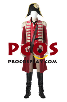 Immagine di Peter Pan e Wendy Captain James Hook Capitan Uncino Costume Cosplay C07713