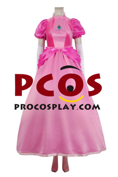 Imagen del disfraz de Cosplay de la princesa Peach de la película Super Mario Bros. C07710