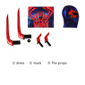 Immagine del film Across the Spider-Verse 2099 Miguel O'Hara Costume cosplay Tuta stampata in 3D Versione superiore C07714