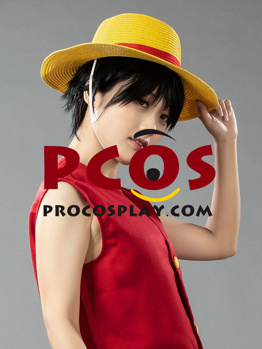 Déguisement One Piece Cosplay Monkey D. Luffy Chapeau De Paille Taille  Unique