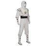 Imagen de la película Mighty Morphin Power Rangers Tommy Oliver White Ranger Ninja Cosplay disfraz C08026