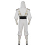 Imagen de la película Mighty Morphin Power Rangers Tommy Oliver White Ranger Ninja Cosplay disfraz C08026