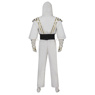 Imagen de la película Mighty Morphin Power Rangers Tommy Oliver White Ranger Ninja Cosplay disfraz C08026