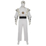 Imagen de la película Mighty Morphin Power Rangers Tommy Oliver White Ranger Ninja Cosplay disfraz C08026