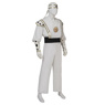 Imagen de la película Mighty Morphin Power Rangers Tommy Oliver White Ranger Ninja Cosplay disfraz C08026