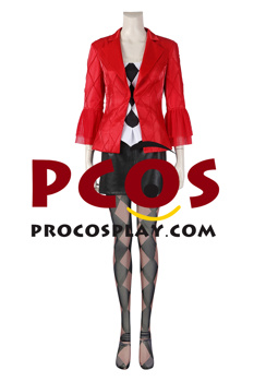 Picture of Movie Joker: Folie à Deux 2024 Harley Quinn Cosplay Costume C08147 New Version