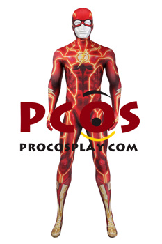 Imagen de The Flash 2023 Barry Allen Flash Cosplay traje mono C08150