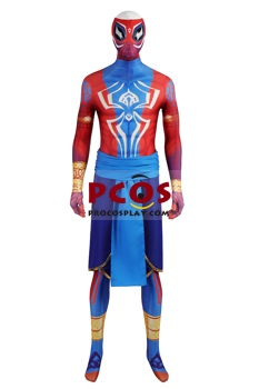 Photo de film à travers le Spider-Verse Pavitr Prabhakar Cosplay Costume combinaison C07717