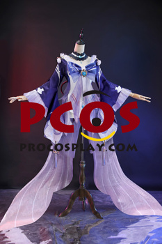 Photo de Genshin Impact Sangonomiya Kokomi Costume Cosplay Version supérieure C08316-AAA