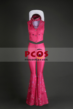 Picture of 2023 Doll Movie Margot Elise Robbie Cowgirl Cosplay Costume C08377E