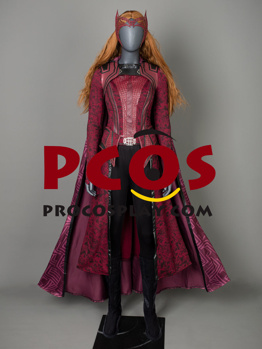 Photo de Doctor Strange dans le multivers de la folie Scarlet Witch Wanda Cosplay Costume C00999S Version spéciale