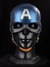 Photo du casque de cosplay Endgame Captain America Steve Rogers C08369, version endommagée par la bataille