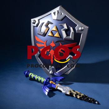 Imagen de The Legend of Zelda: Tears of the Kingdom Link Cosplay Sword and Shield C08370