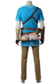 Imagen de Disfraz de cosplay con túnica de campeón de Link, The Legend of Zelda: Breath of the Wild, listo para enviar C08021S