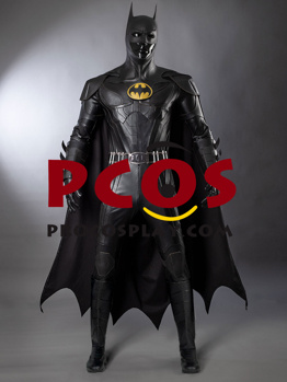 Bild von „Ready to Ship The Flash 2023 Bruce Wayne Batman Cosplay-Kostüm Michael Keaton 1989 Version C07967“.