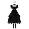 Picture of Ready to Ship New TV Show Wednesday Addams Wednesday Cosplay Costume Ball Dress C07196  Top Version