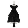 Bild der versandfertigen neuen TV-Show Wednesday Addams Wednesday Cosplay-Kostüm Ballkleid C07196 Top-Version