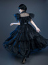 Picture of Ready to Ship New TV Show Wednesday Addams Wednesday Cosplay Costume Ball Dress C07196  Top Version