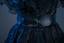 Imagen de Listo para enviar el nuevo programa de televisión Wednesday Addams Wednesday Vestido de fiesta de disfraces de cosplay C07196 Versión superior