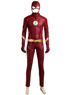 Immagine di Pronto per la spedizione The Flash Stagione 4 The Flash Barry Allen Versione con cappuccio in pelle Costume cosplay mp005135