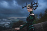 Imagen de New Thor: Ragnarok The Goddess of Death Hela Cosplay Helmet mp003984