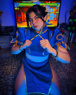 Imagen de Listo para enviar Top Street Fighter Chun Li Cosplay Disfraces mp000407-101