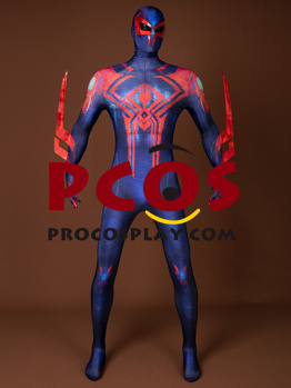 Photo de film à travers le vers d'araignée 2099 Miguel O'Hara Costume Cosplay combinaison imprimée en 3D Version supérieure C07714