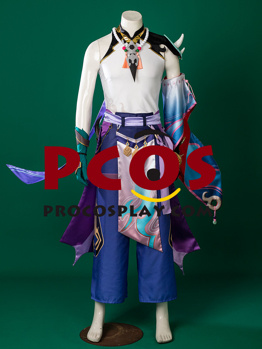 Image de prêt à expédier Genshin Impact Xiao Cosplay Costume C00269-AA