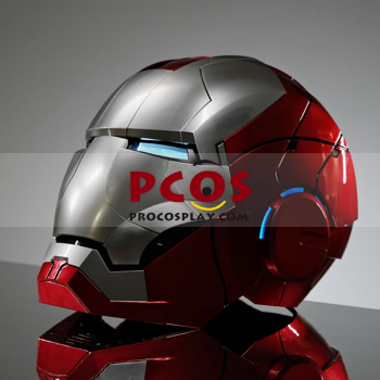 Imagen de Iron Man 3 Tony Stark Mk5 Casco eléctrico para cosplay C08667