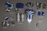 Bild von 2023 Mortal Kombat 1 Kitana Cosplay-Kostüm C08674