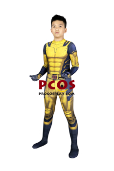 Picture of Deadpool 3 James Howlett Wolverine Cosplay Costume Jumpsuit for Kids C08704