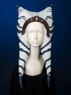 Photo de prêt à expédier le casque de chapeau de cosplay Mandalorian 3 Ahsoka Tano Ahsoka C08700