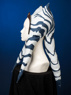 Photo de prêt à expédier le casque de chapeau de cosplay Mandalorian 3 Ahsoka Tano Ahsoka C08700