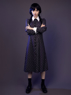 Photo de la série télévisée prête à être expédiée mercredi mercredi robe de cosplay Addams C02960