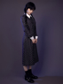 Imagen de Listo para enviar la serie de televisión Miércoles Miércoles Addams Vestido de cosplay C02960