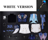 Picture of New Genshin Impact Pneuma Furina Cosplay Costume White & Black Version C08735-AAA