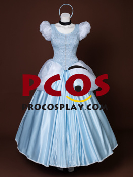 Immagine di Cenerentola versione cartone animato costume cosplay versione aggiornata C08750S