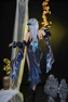 Imagen del juego Genshin Impact Shenhe Frostflower Dew Outfit Disfraz de cosplay Cheongsam C08797-A